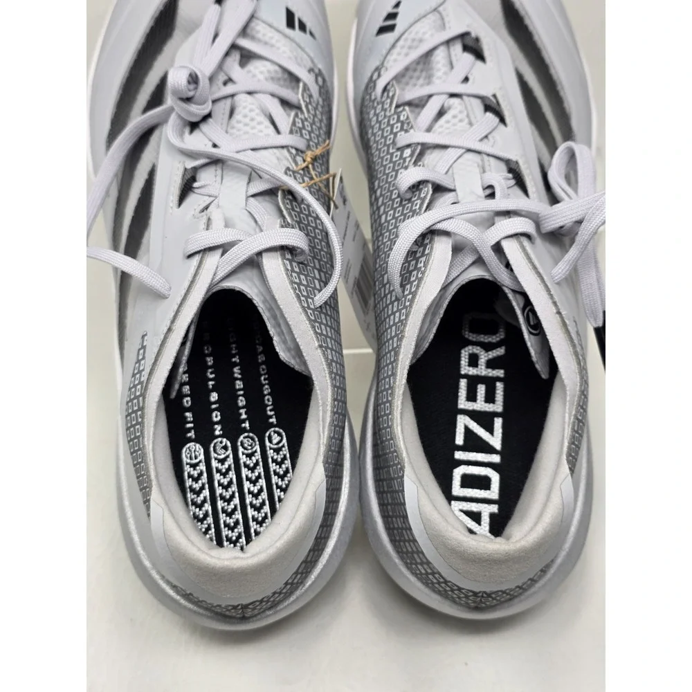 Adidas Adizero Impact WP Gray Metal Baseball Cleats JI1465 Mens Size 15 NEW